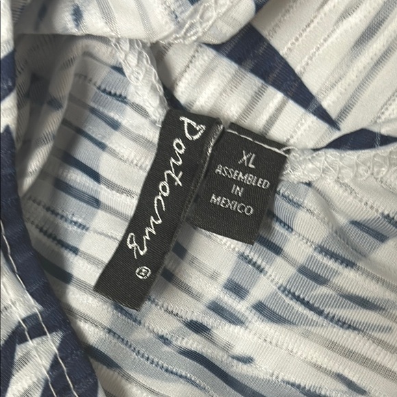 Portocruz Women's Sleeveless Beach‎ Cover-Up Crisscross Back Size XS - TROPICAL - Picture 6 of 8